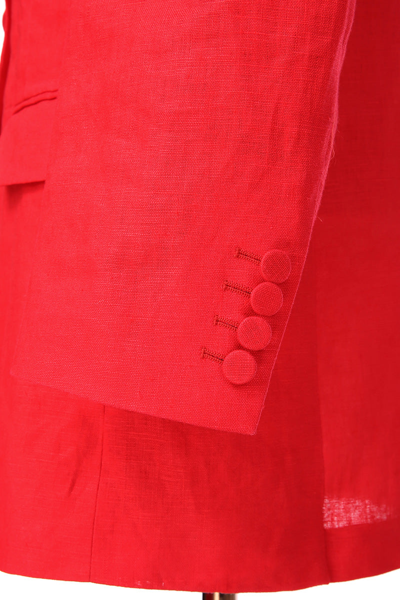 Red Silhouette Suit