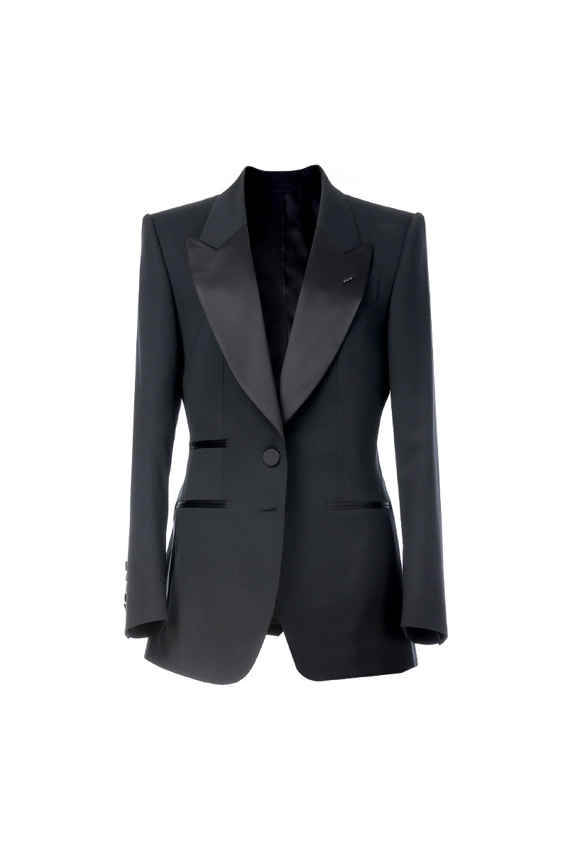3-piece classic formal women's black suits